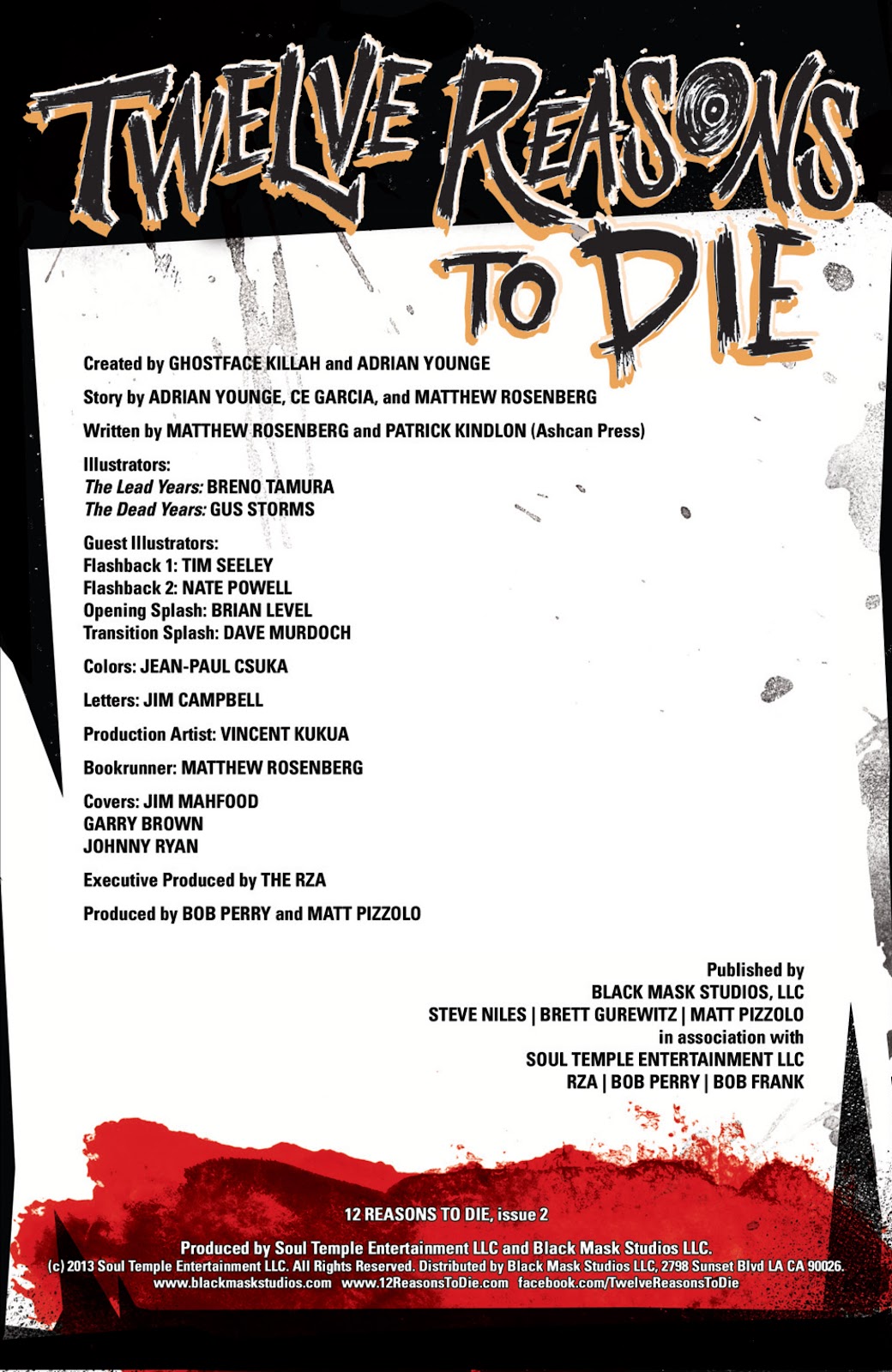 12 Reasons To Die Issue #2 - Page 4