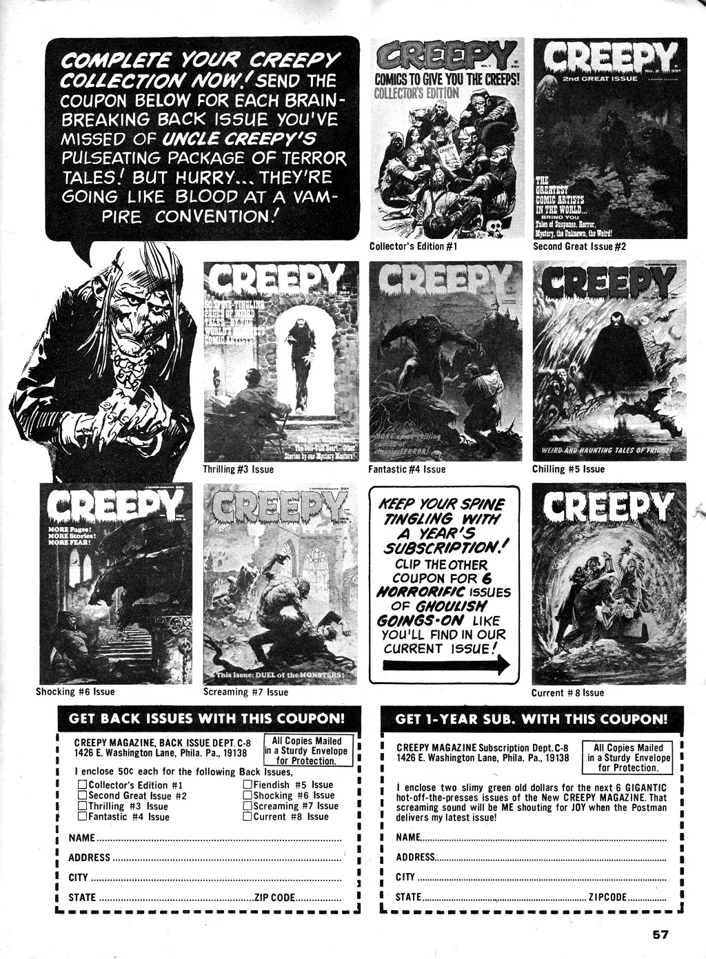 Creepy (1964) Issue #8 - Page 57