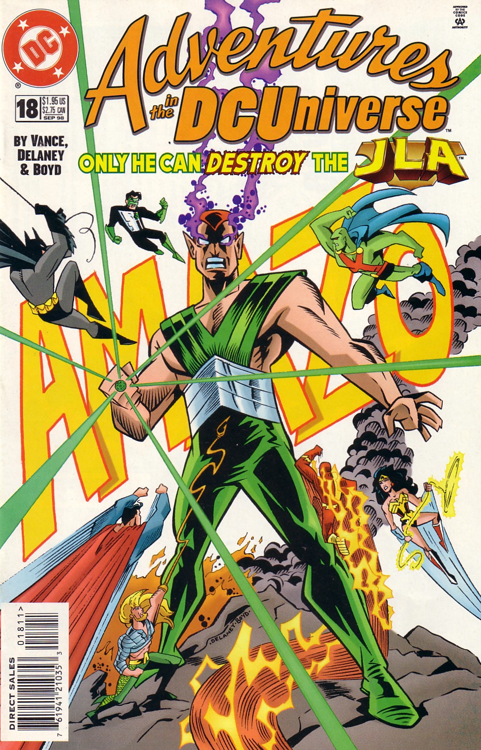 Adventures in the DC Universe Issue #18 - Page 1