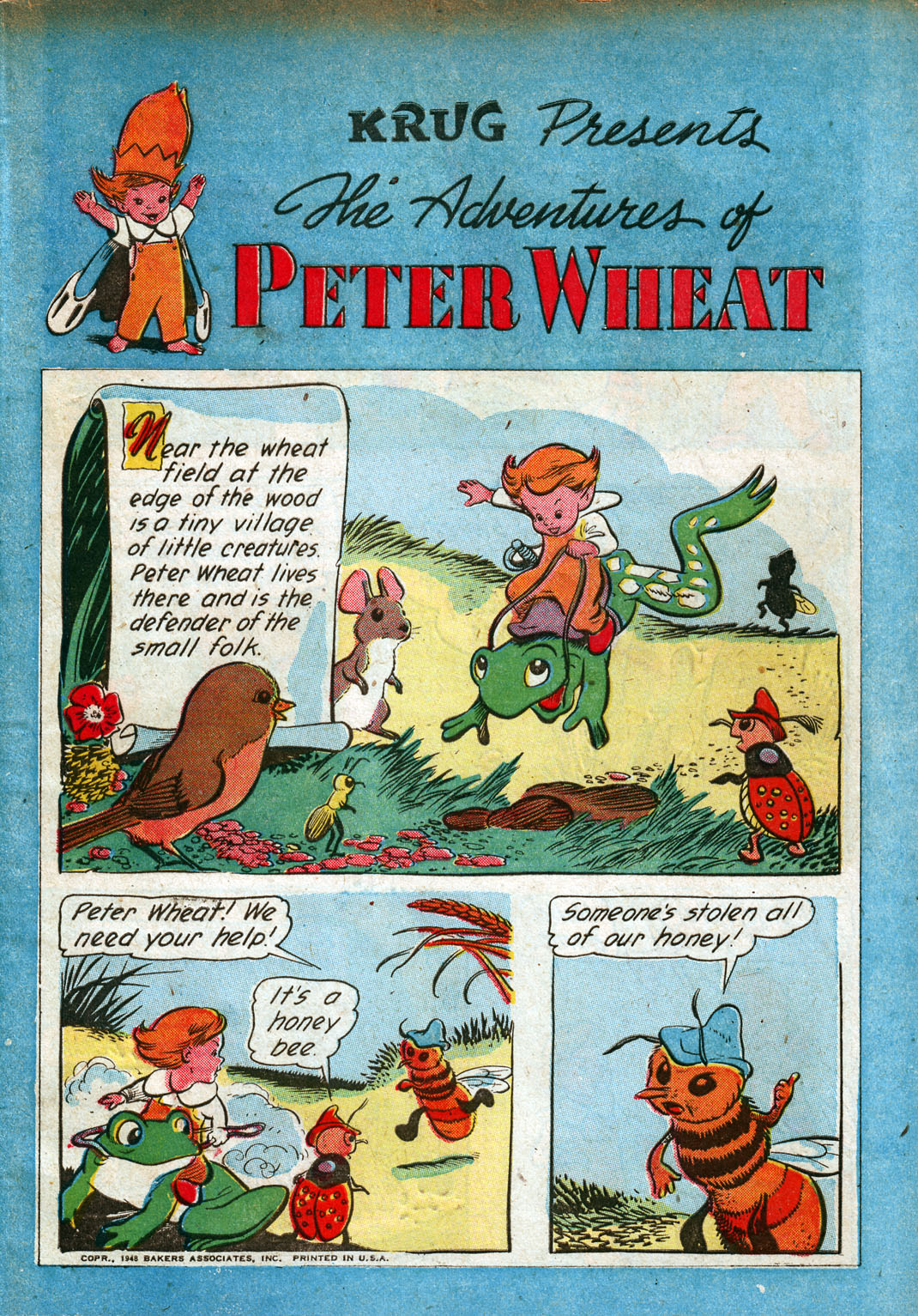 Adventures of Peter Wheat Issue #2 - Page 1