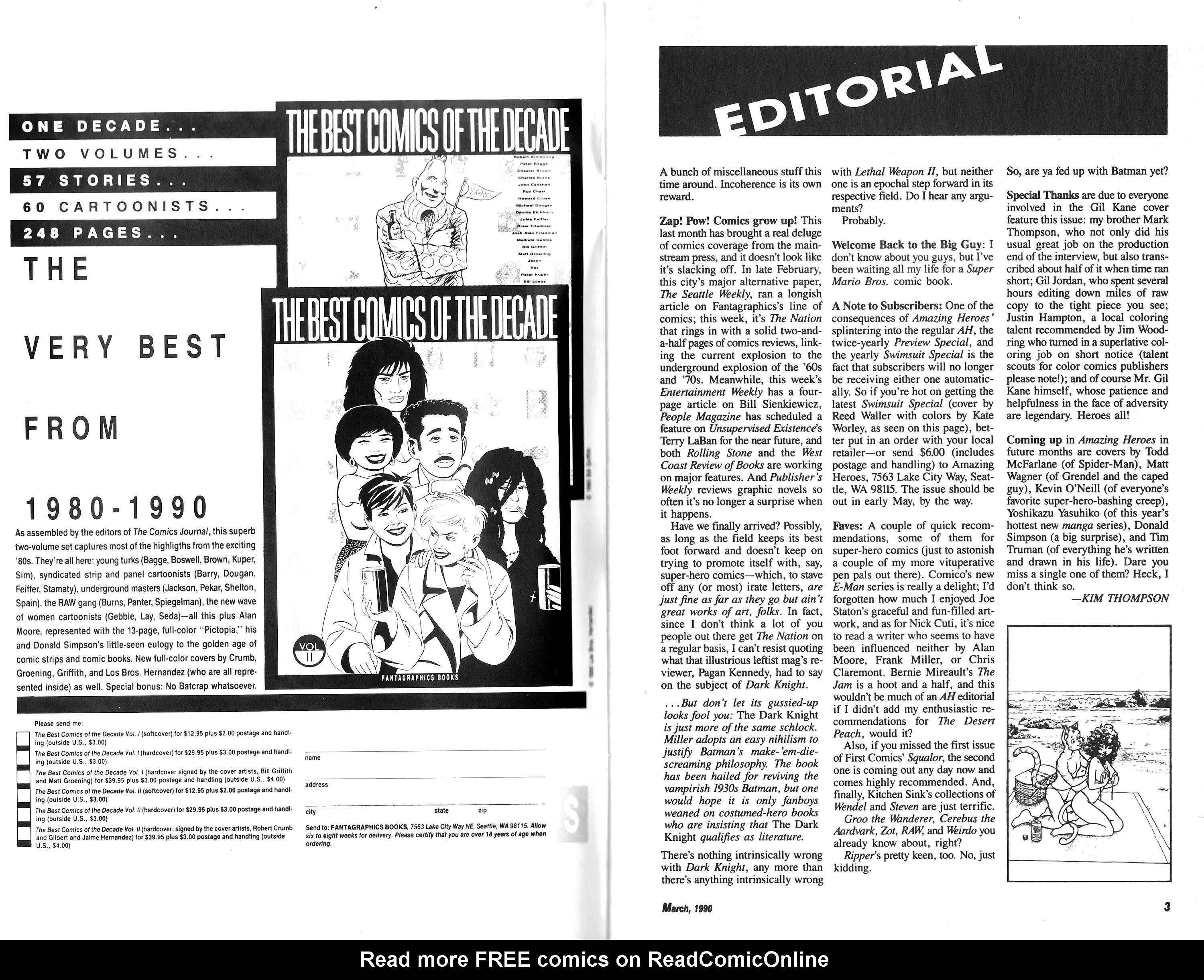 Amazing Heroes Issue #177 - Page 2