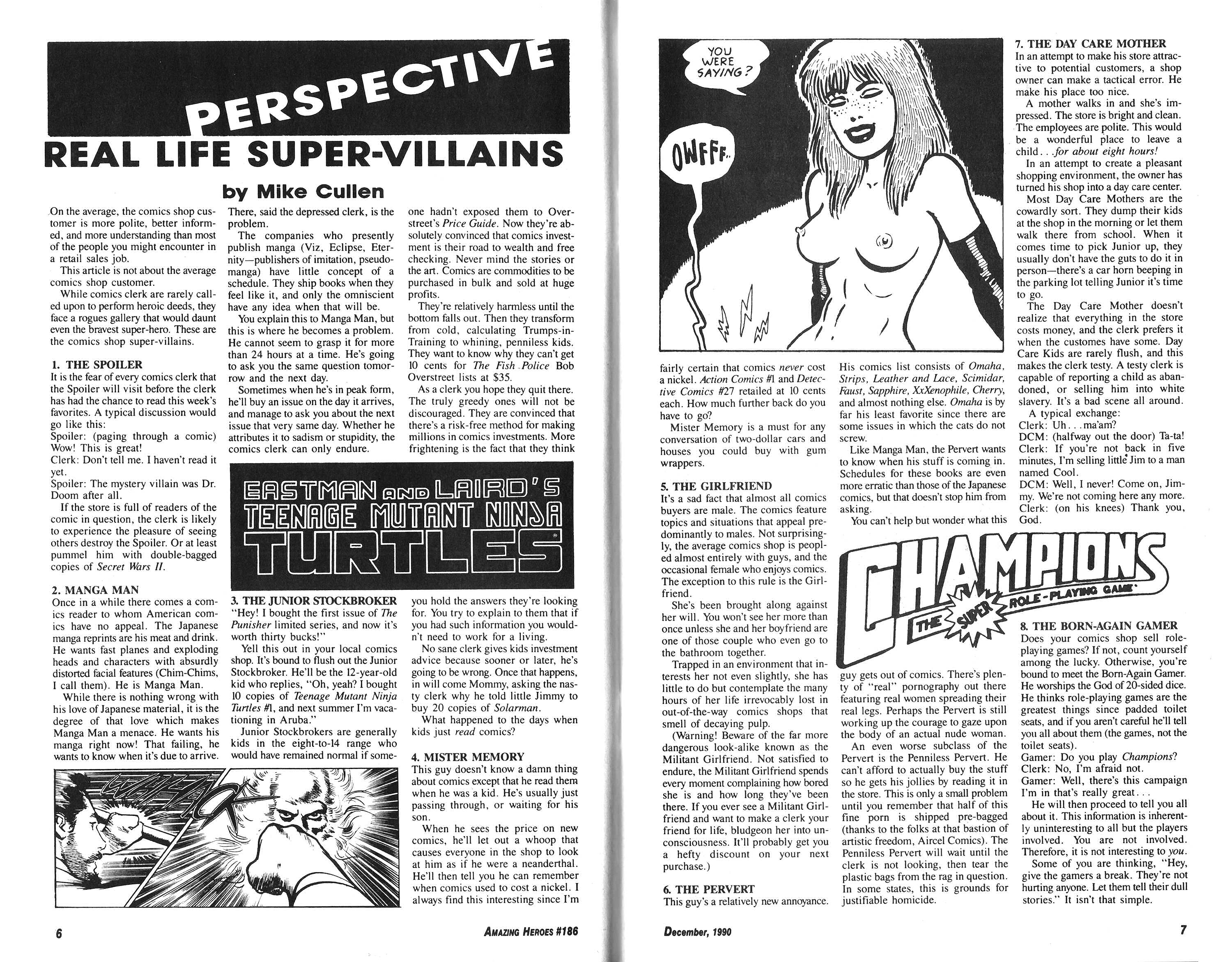 Amazing Heroes Issue #186 - Page 4