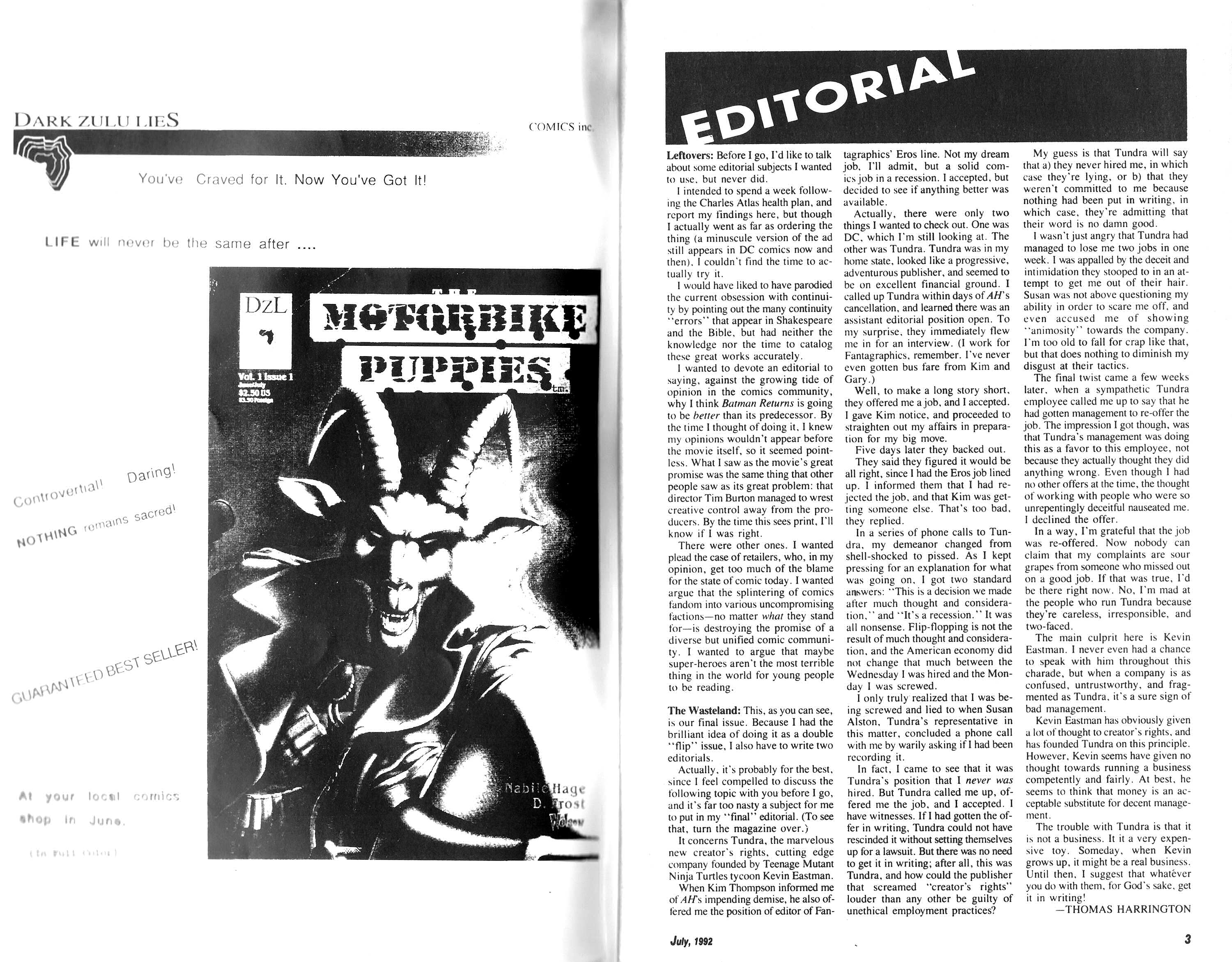 Amazing Heroes Issue #203 - Page 2