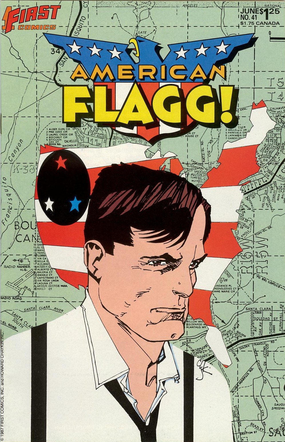 American Flagg! Issue #41 - Page 1