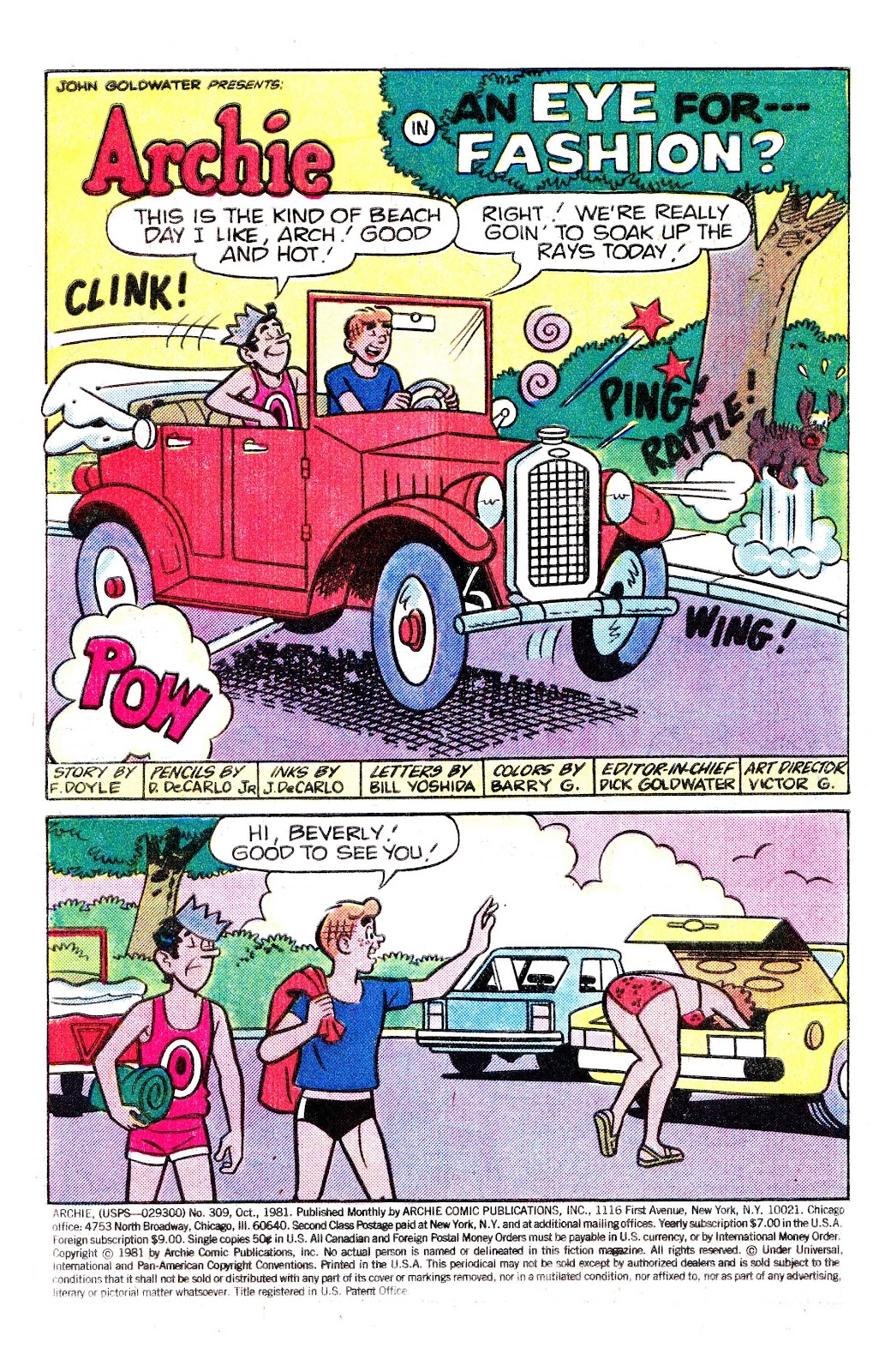 Archie (1960) Issue #309 - Page 2