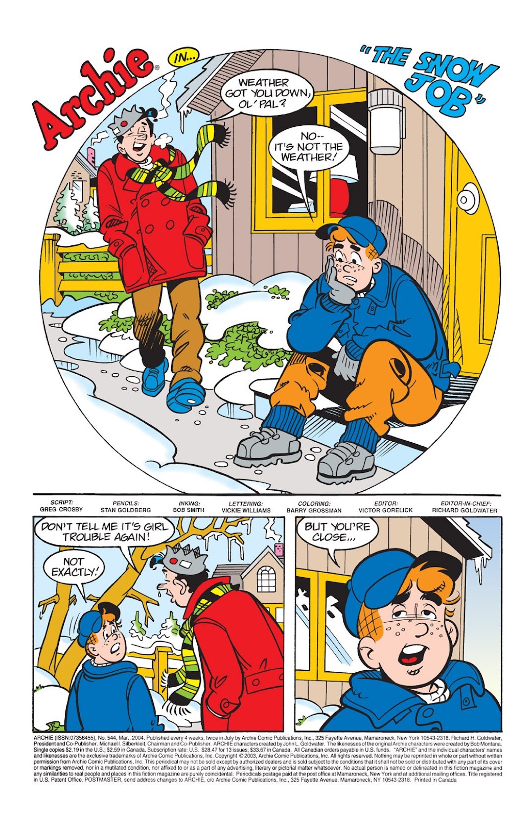 Archie (1960) Issue #544 - Page 2