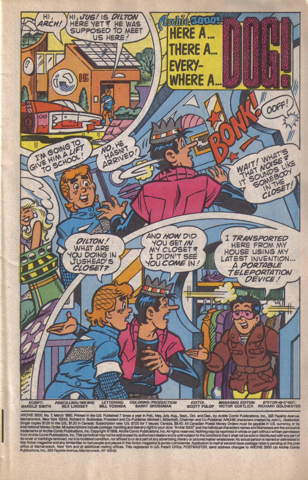 Archie 3000! (1989) Issue #7 - Page 2