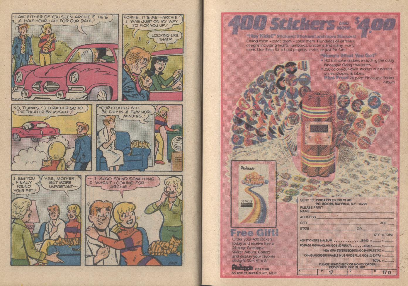 Archie...Archie Andrews, Where Are You? Digest Magazine Issue #47 - Page 16