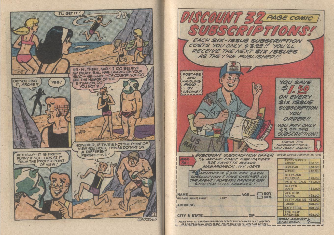 Archie...Archie Andrews, Where Are You? Digest Magazine Issue #52 - Page 61