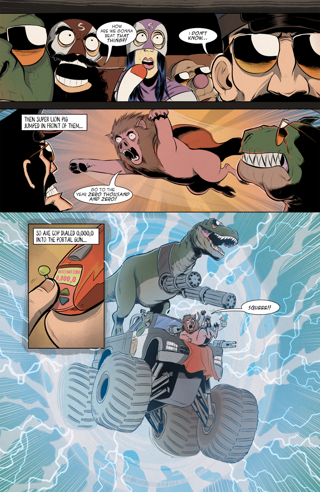 Axe Cop: Bad Guy Earth Issue #2 - Page 21