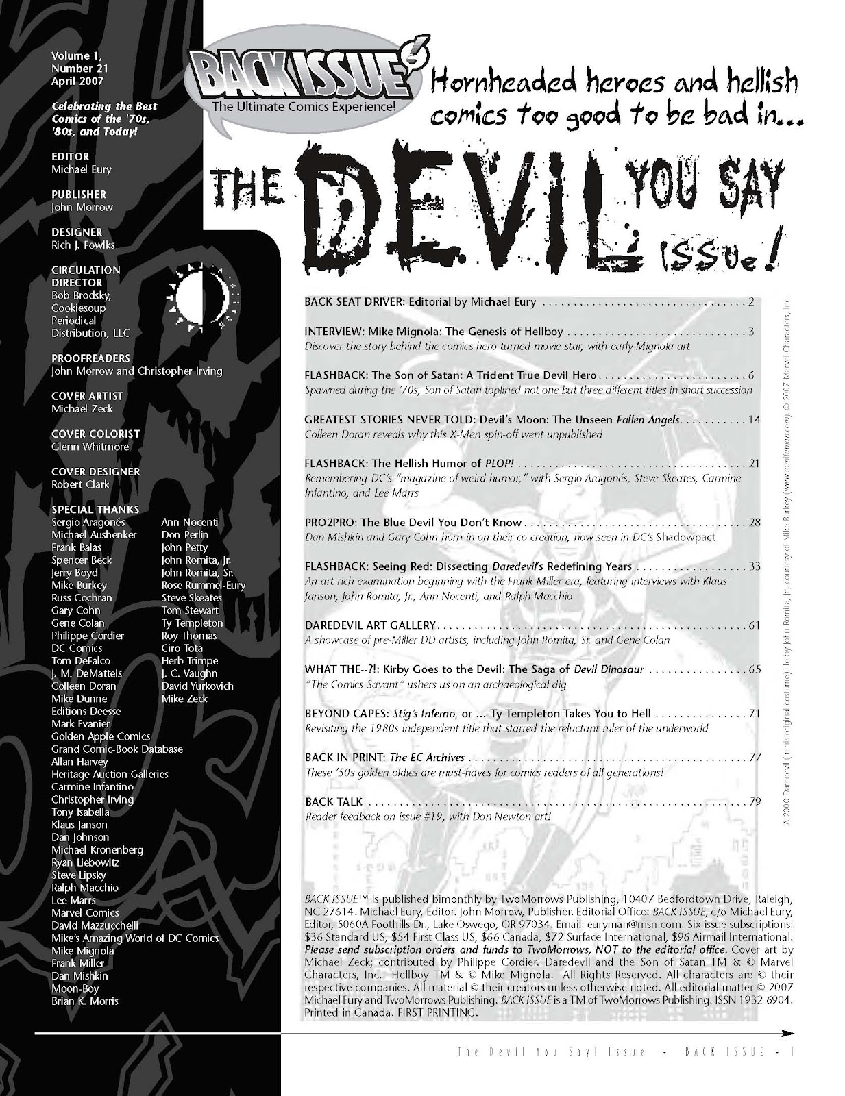 Back Issue Issue #21 - Page 2