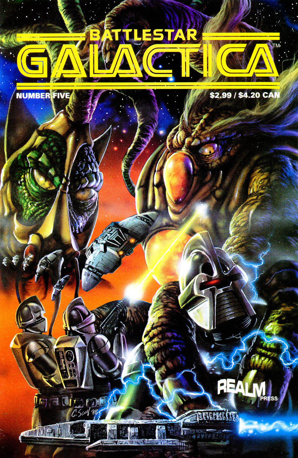 Battlestar Galactica (1997) Issue #5 - Page 1