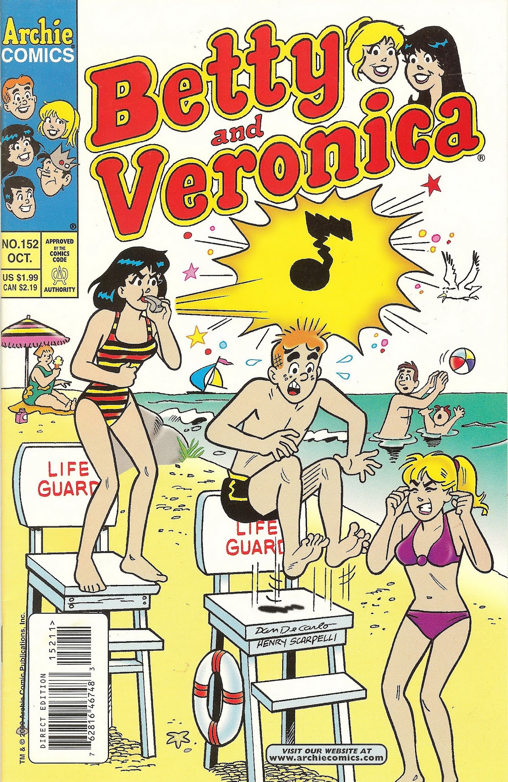 Betty and Veronica (1987) Issue #152 - Page 1