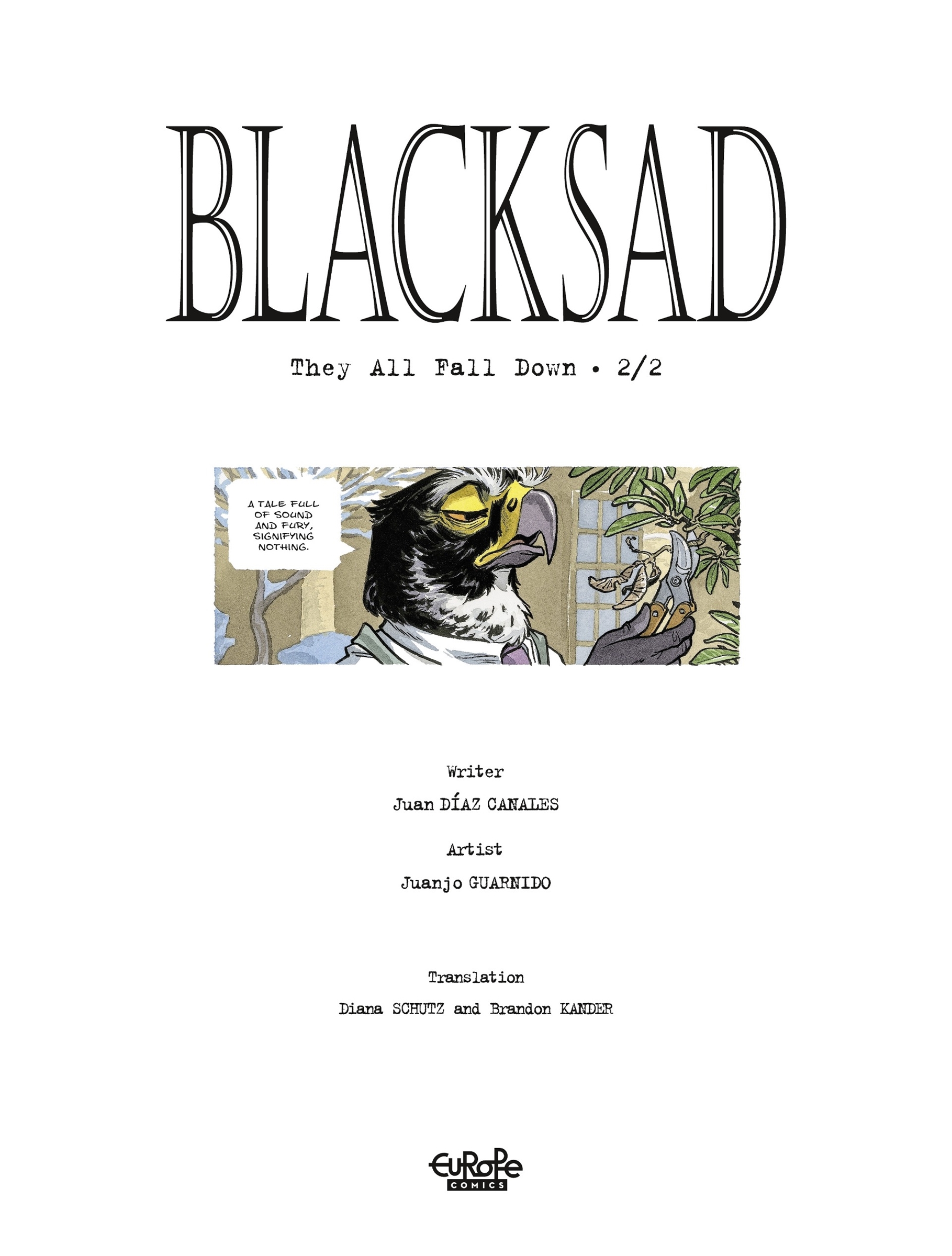 Blacksad: They All Fall Down Part Two Full - Page 2