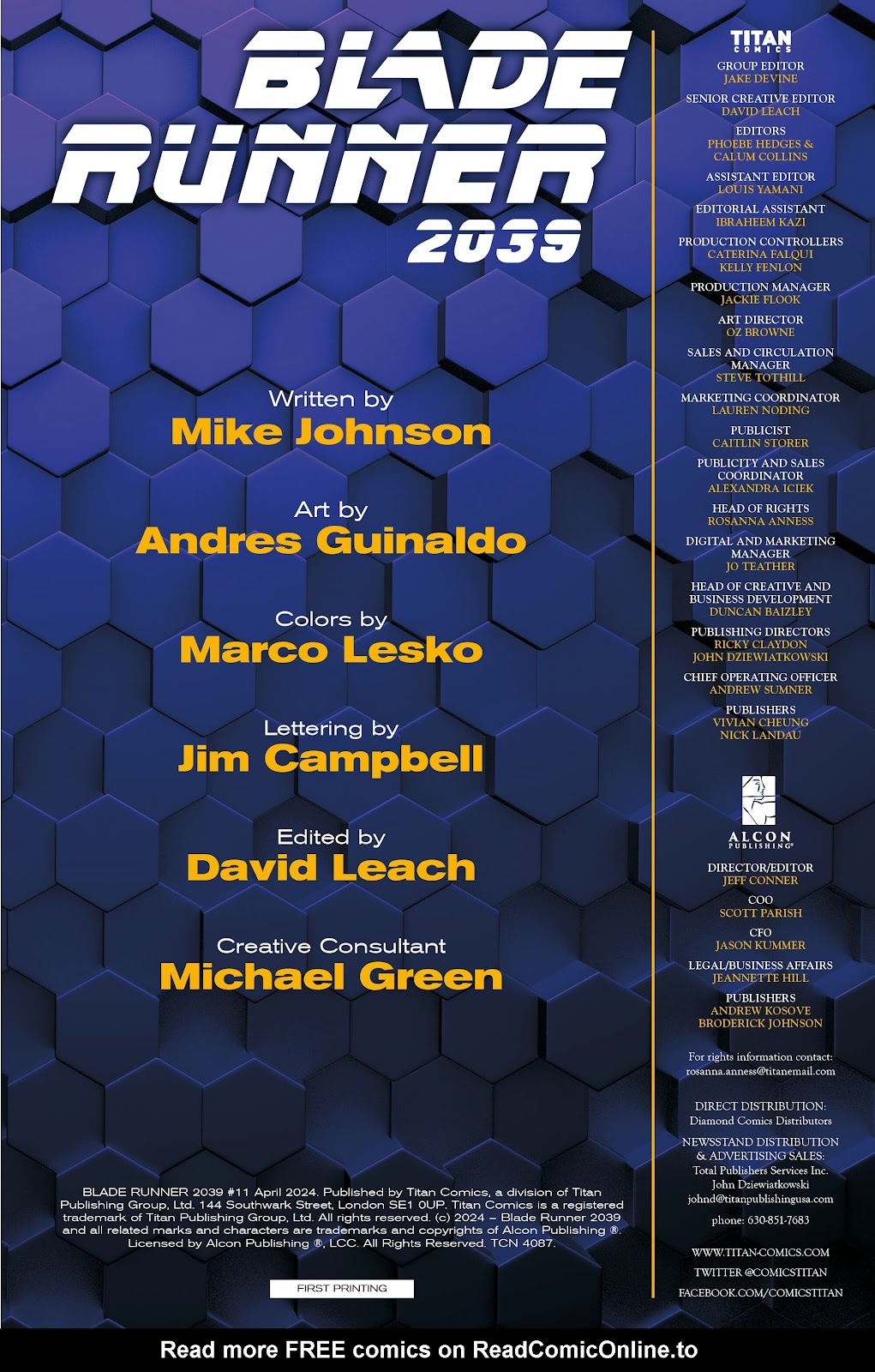 Blade Runner 2039 Issue #11 - Page 5