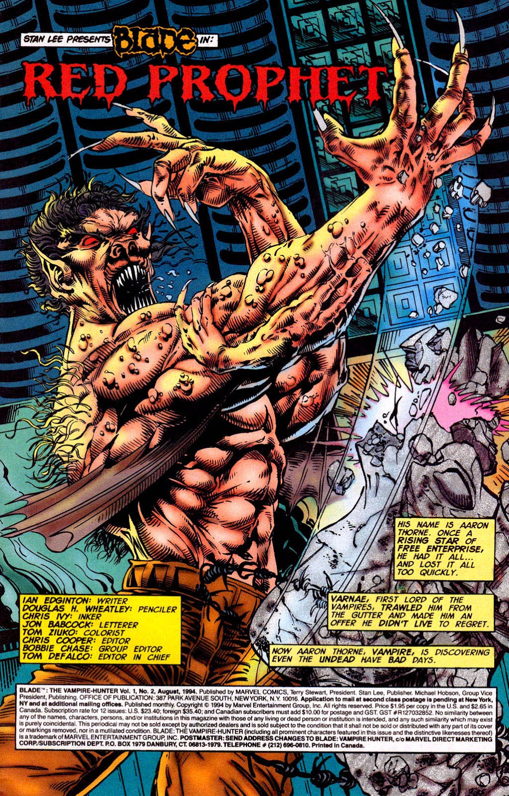 Blade: The Vampire-Hunter Issue #2 - Page 2