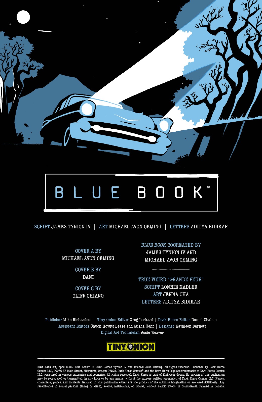 Blue Book Issue #3 - Page 2