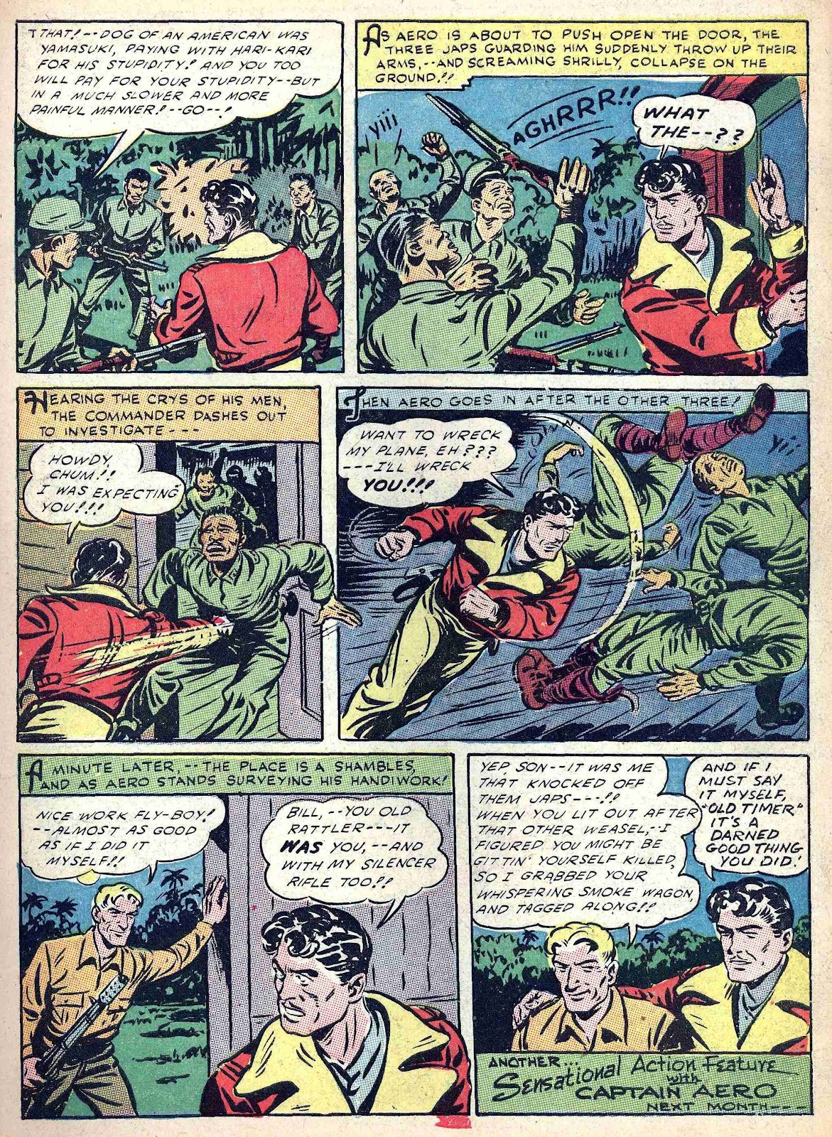 Captain Aero Comics Issue #13 - Page 11