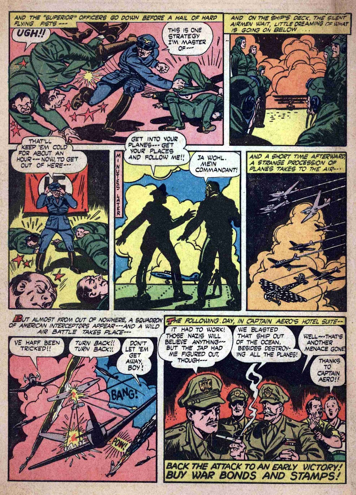 Captain Aero Comics Issue #22 - Page 10