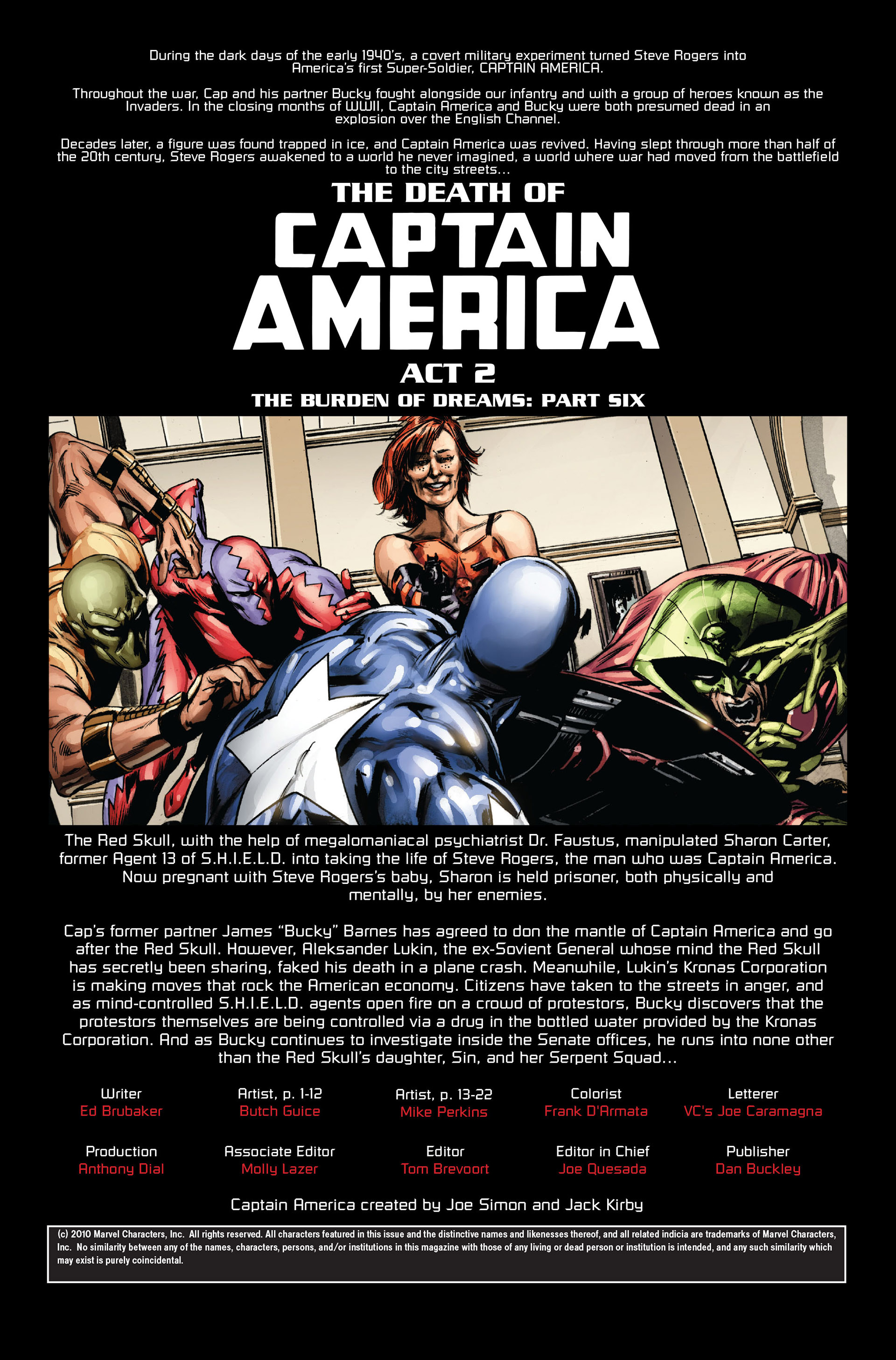 Captain America (2005) Issue #36 - Page 2