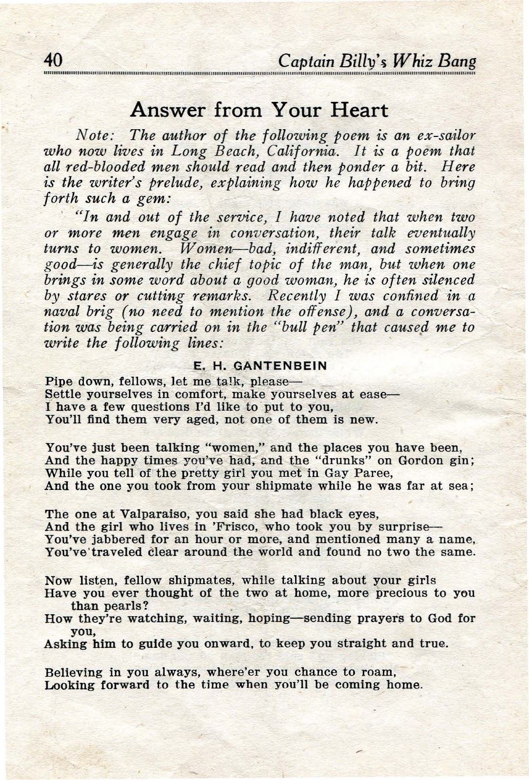 Captain Billy's Whiz Bang Issue #17 - Page 42