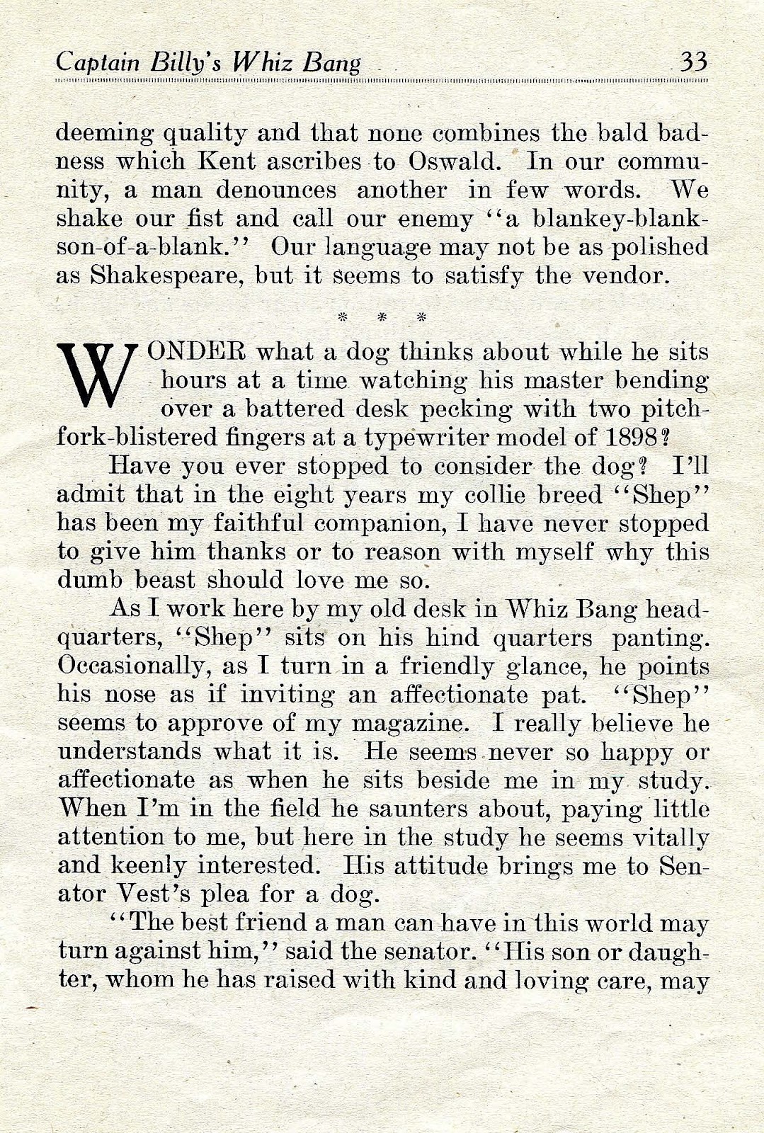 Captain Billy's Whiz Bang Issue #18 - Page 35