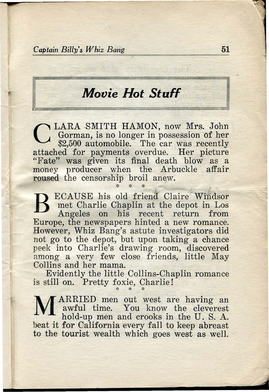 Captain Billy's Whiz Bang Issue #29 - Page 53