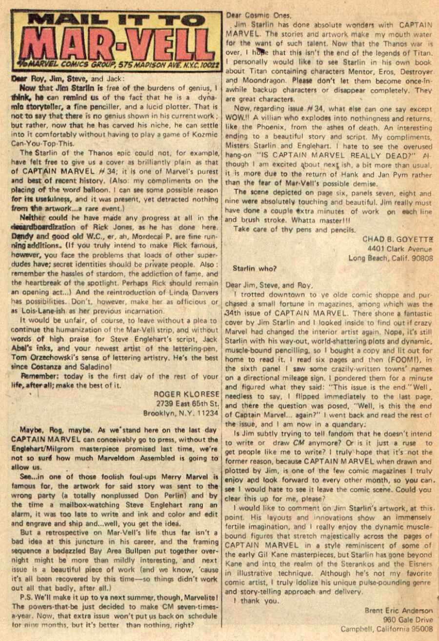 Captain Marvel (1968) Issue #36 - Page 13