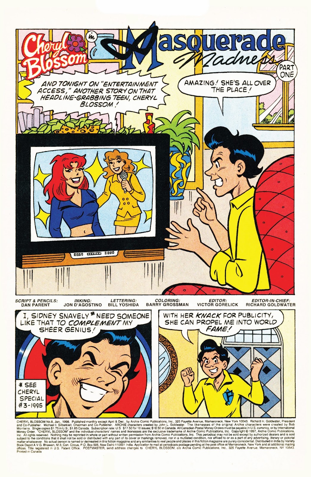 Cheryl Blossom (1997) Issue #8 - Page 2