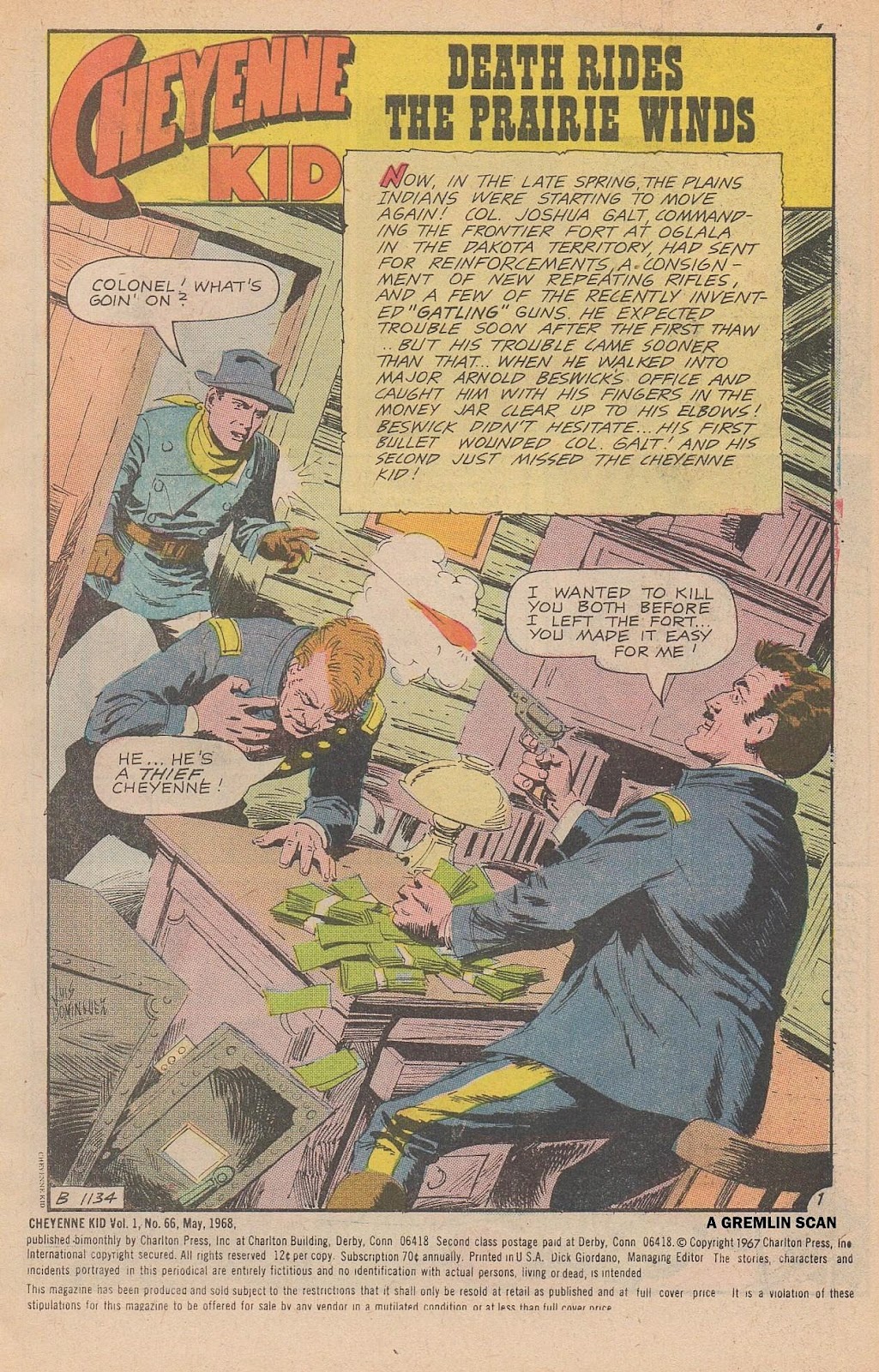 Cheyenne Kid Issue #66 - Page 3