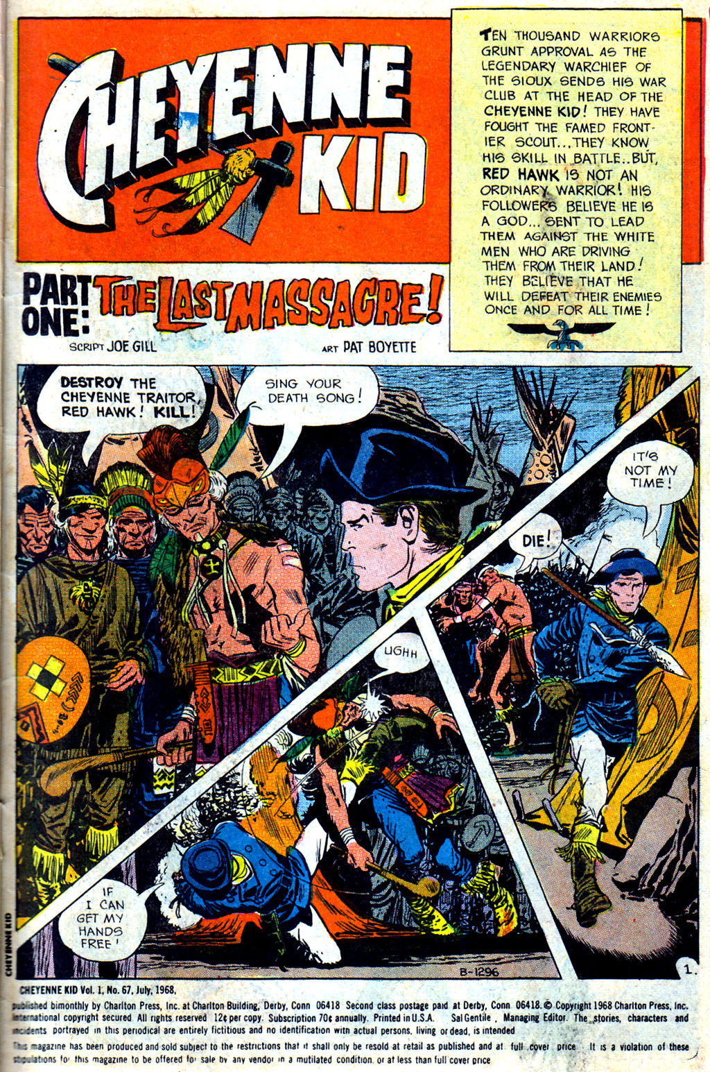 Cheyenne Kid Issue #67 - Page 3