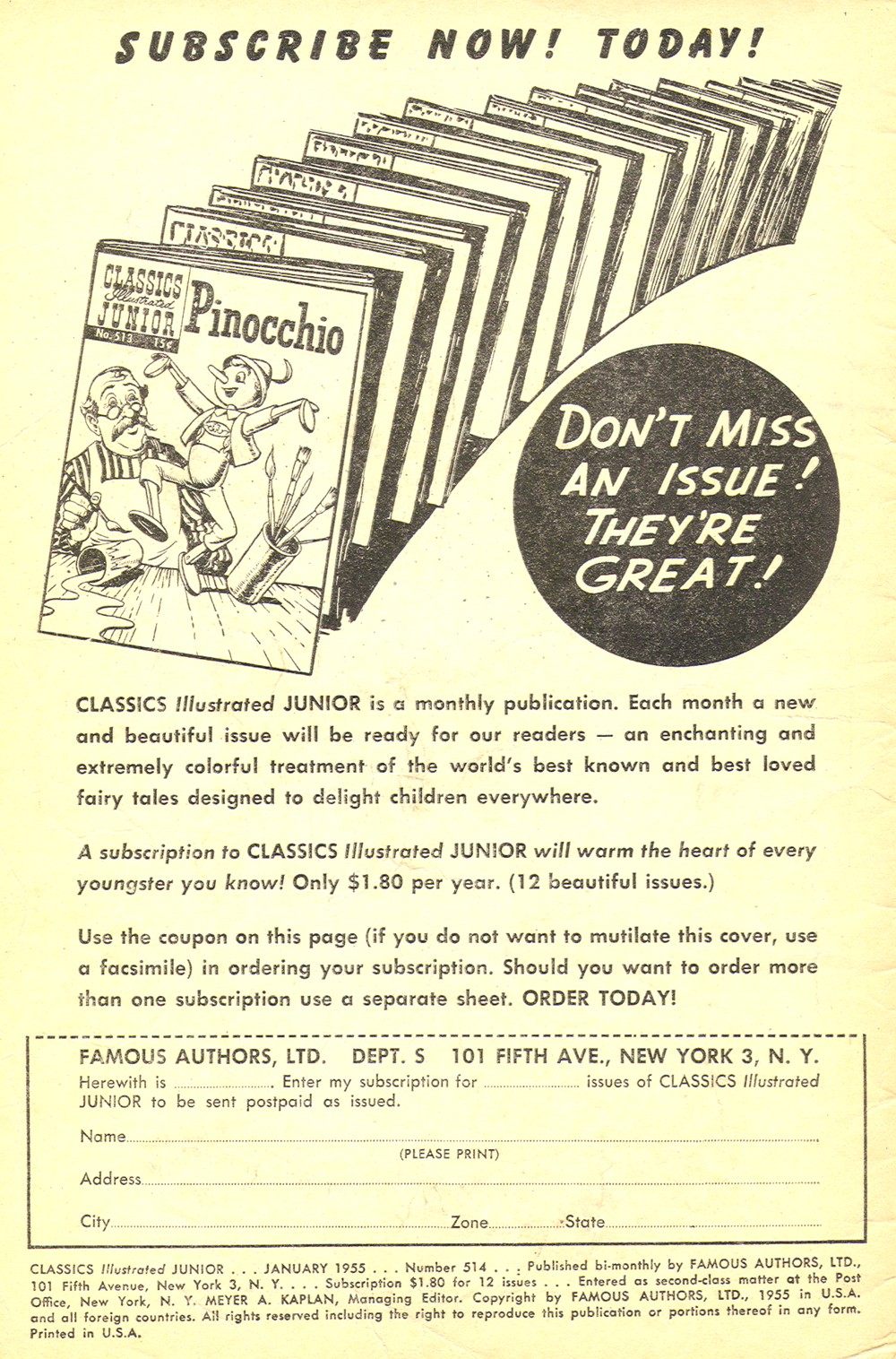 Classics Illustrated Junior Issue #514 - Page 2