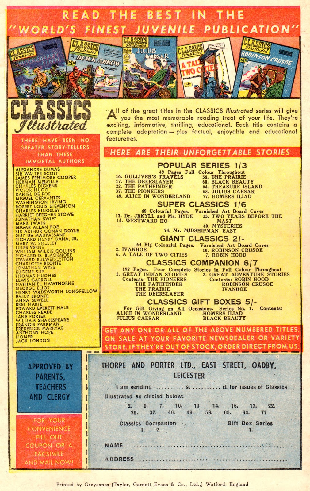 Classics Illustrated Issue #74 - Page 52