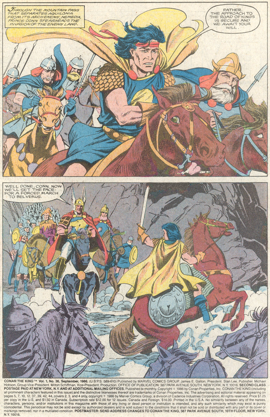 Conan the King Issue #36 - Page 2