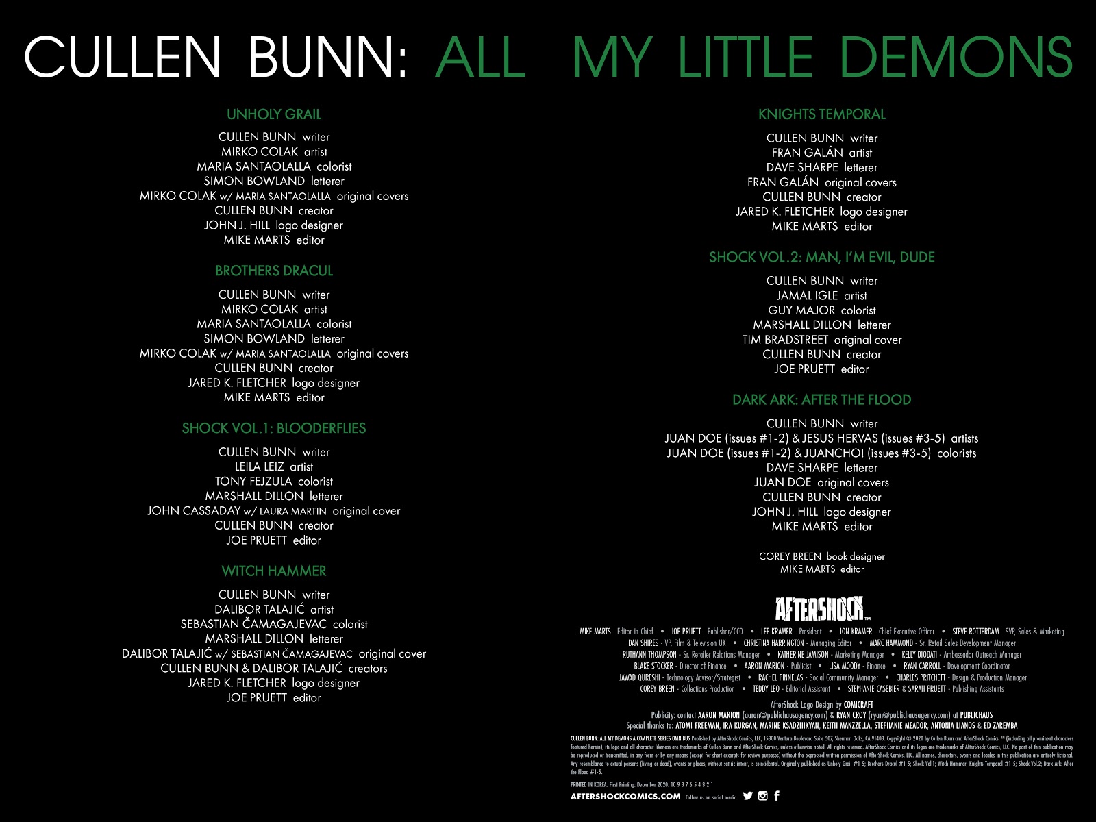 Cullen Bunn: All My Little Demons A Complete Series Omnibus TPB_(Part_1) - Page 3