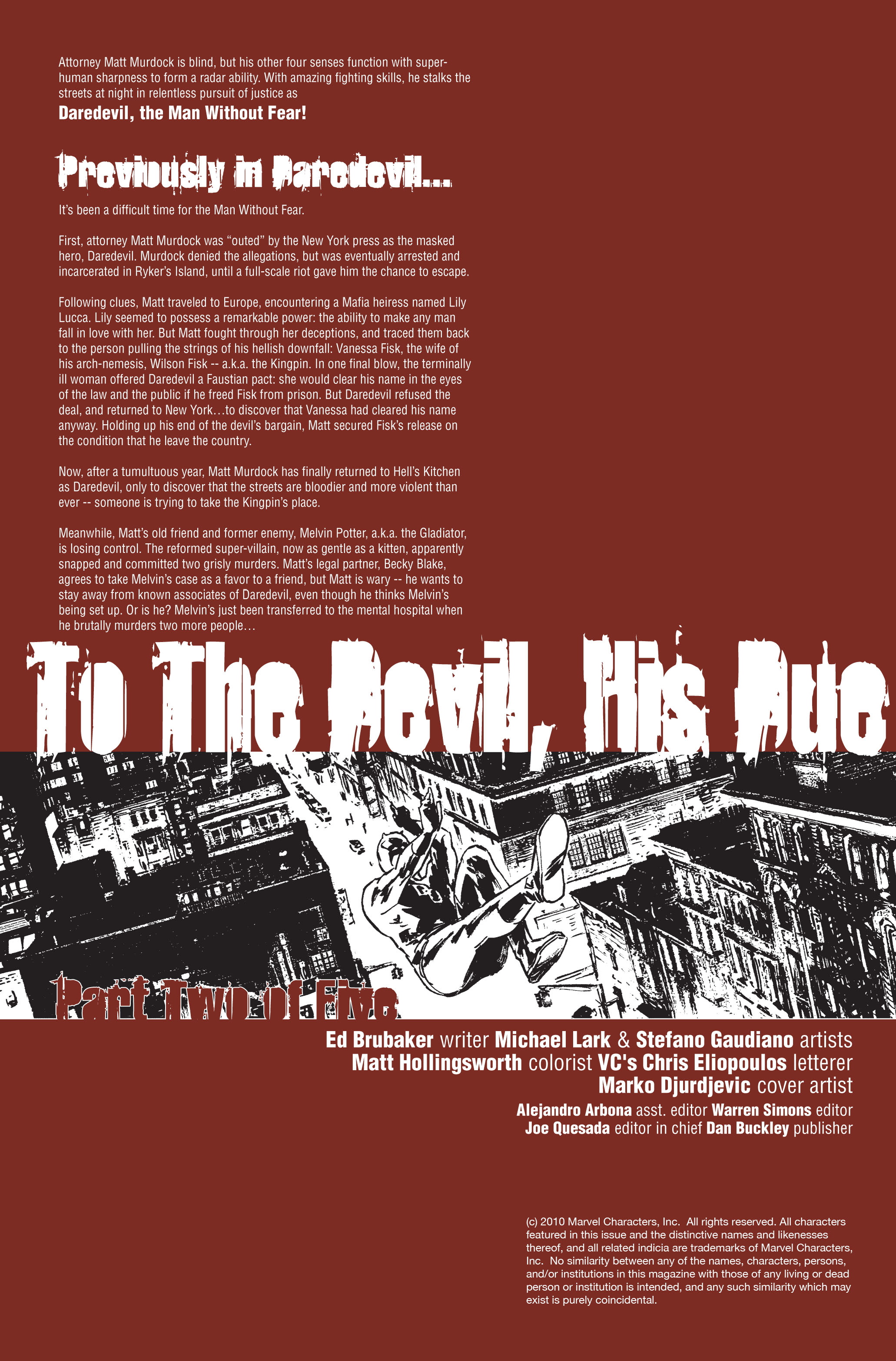 Daredevil (1998) Issue #96 - Page 2