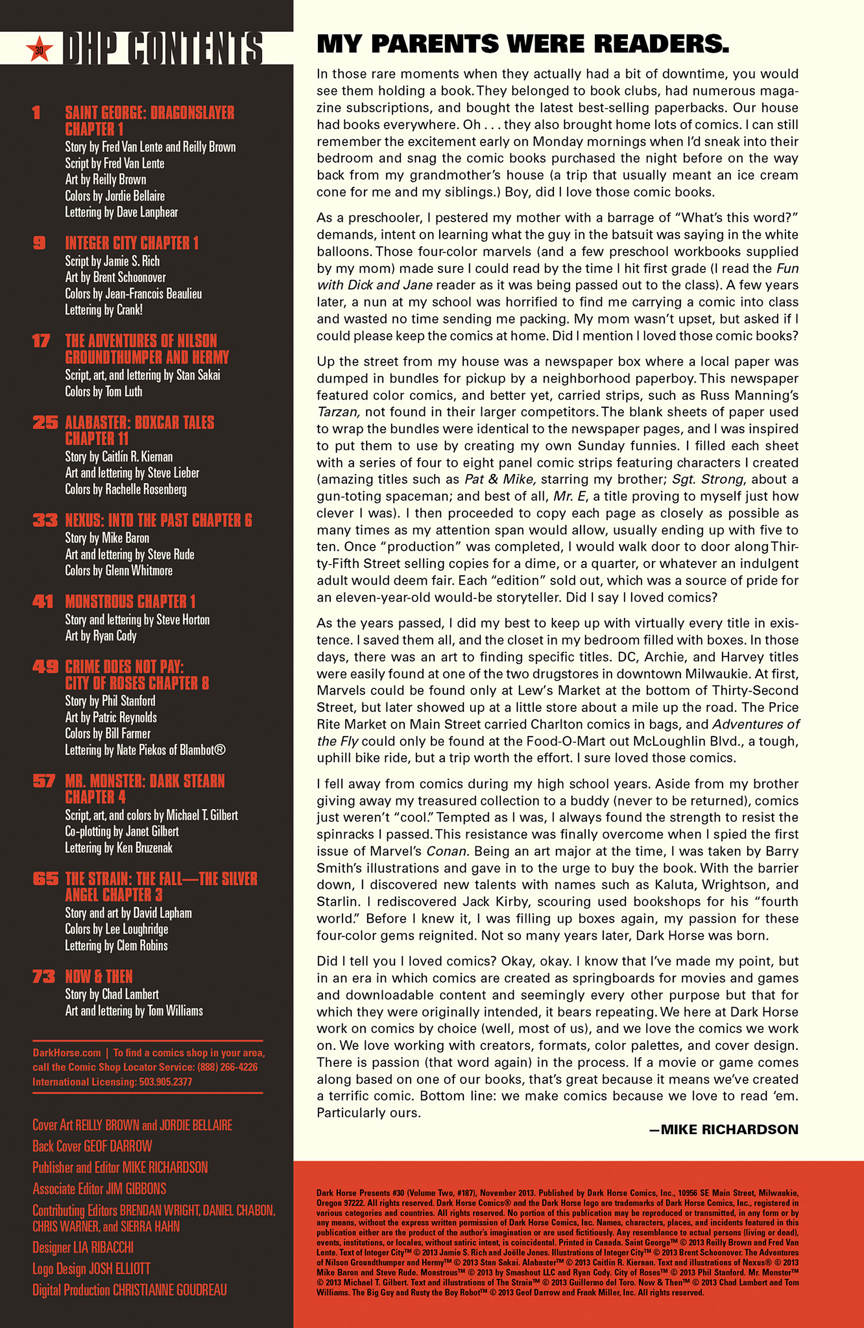 Dark Horse Presents (2011) Issue #30 - Page 2