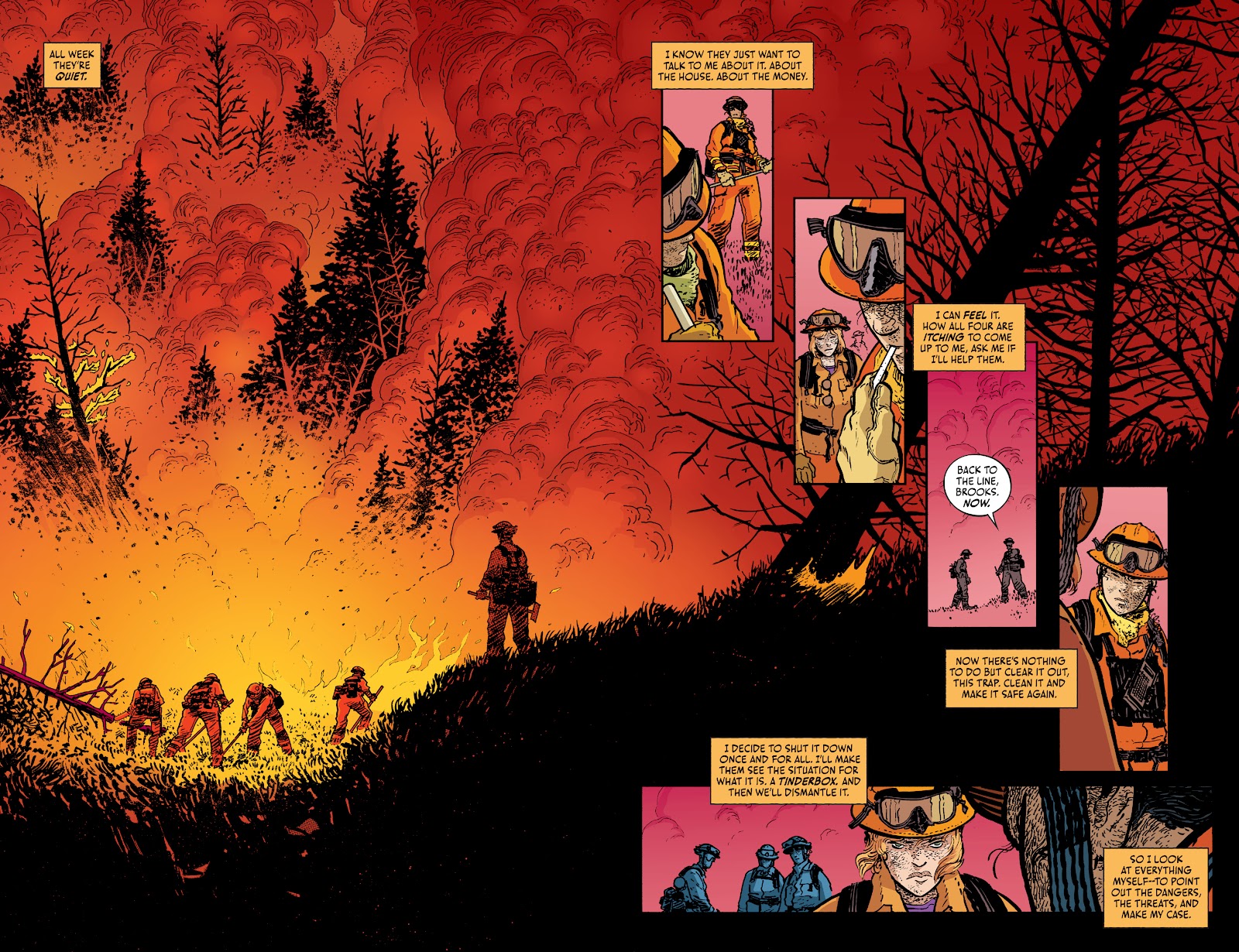 Dark Spaces: Wildfire Issue #1 - Page 24