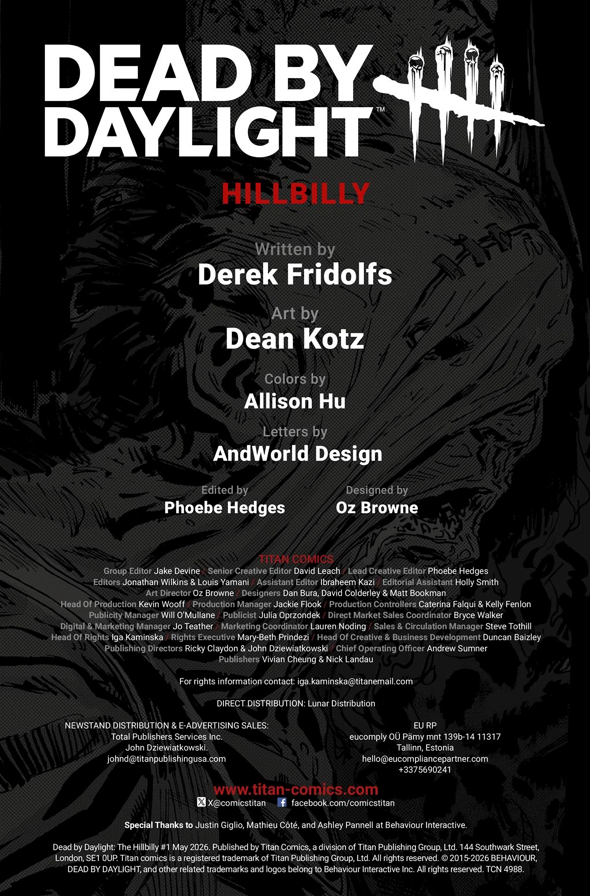 Dead by Daylight: The Hillbilly Issue #1 - Page 3