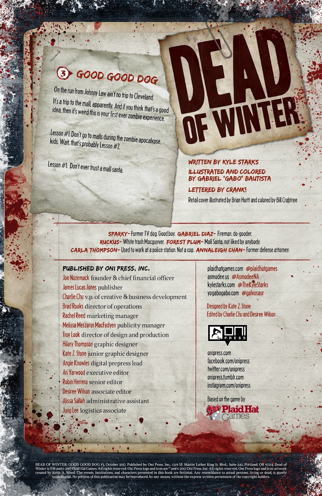 Dead of Winter Issue #3 - Page 2