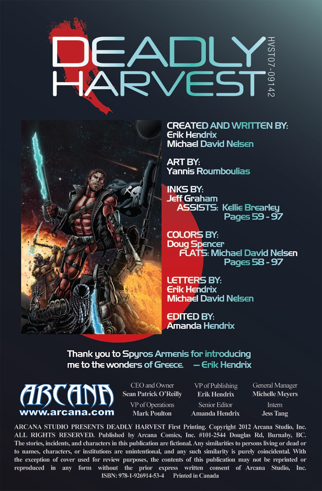 Deadly Harvest Issue #2 - Page 2