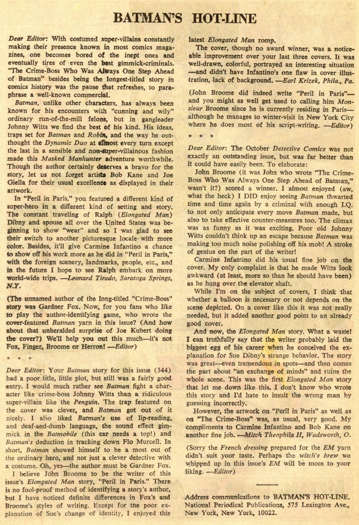 Detective Comics (1937) Issue #348 - Page 20