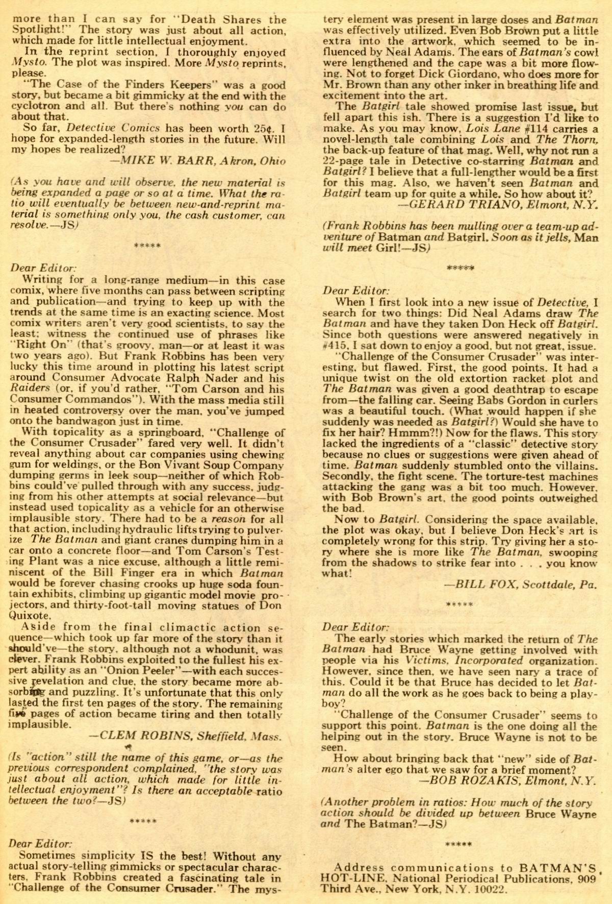 Detective Comics (1937) Issue #419 - Page 35