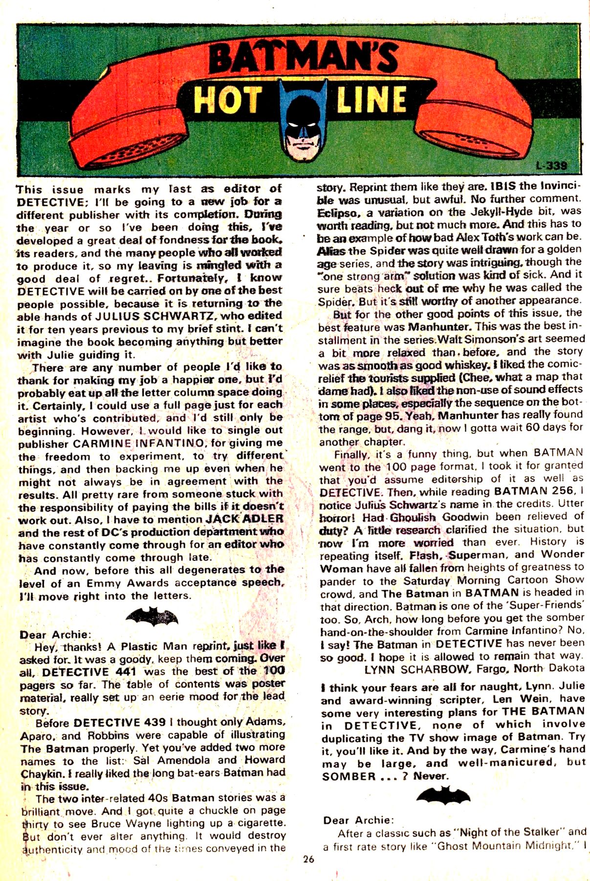 Detective Comics (1937) Issue #443 - Page 26