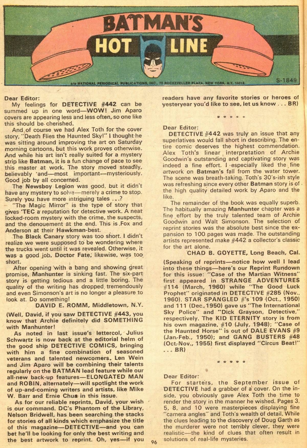 Detective Comics (1937) Issue #444 - Page 96