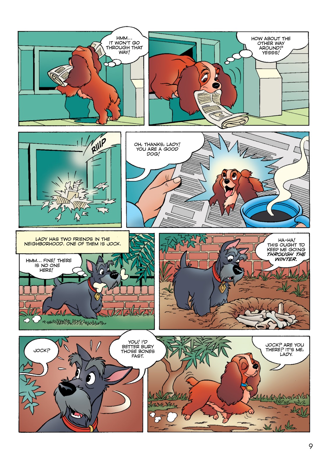 Disney Lady and the Tramp: The Story of the Movie in Comics Full - Page 10