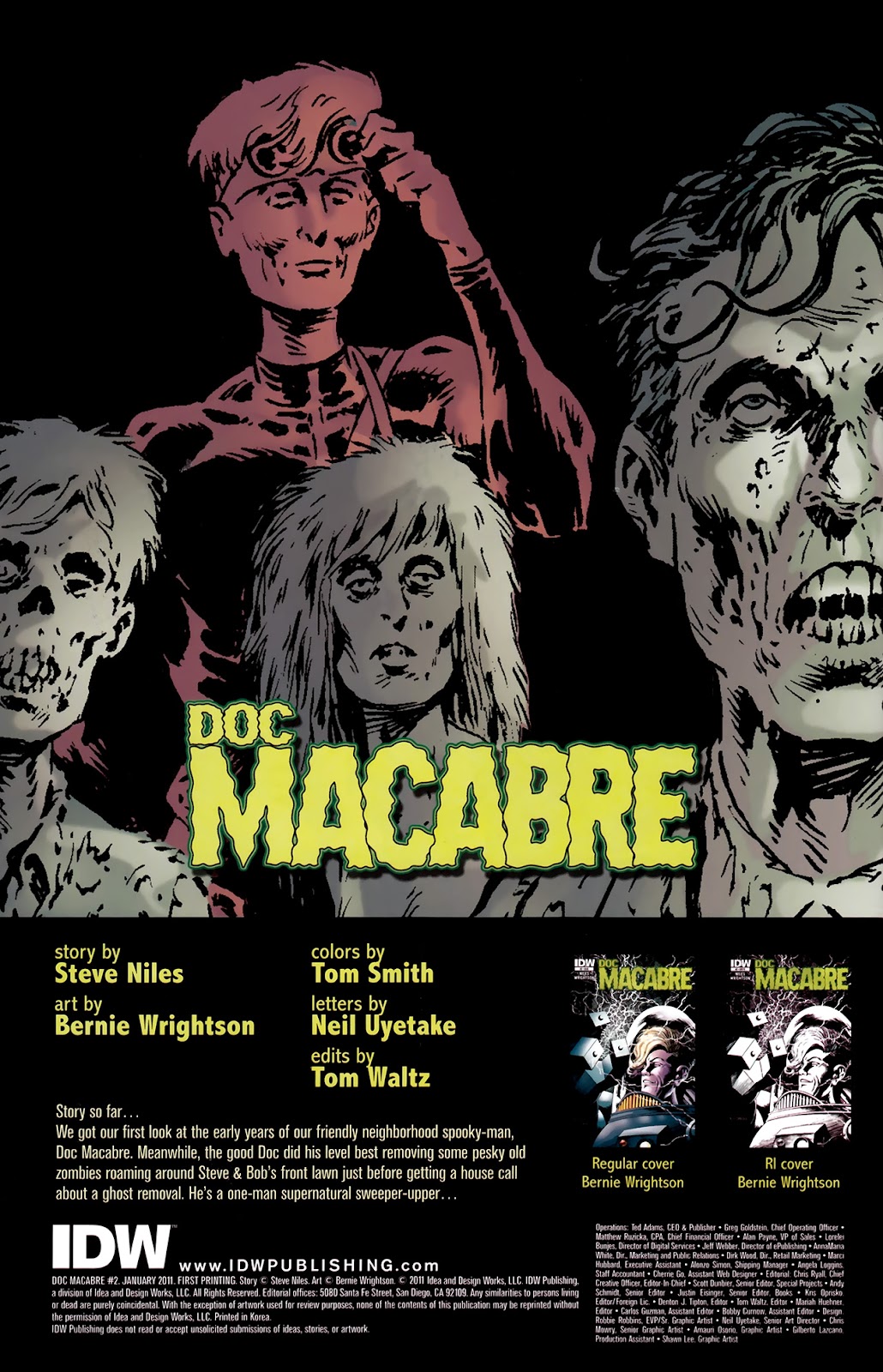 Doc Macabre Issue #2 - Page 2