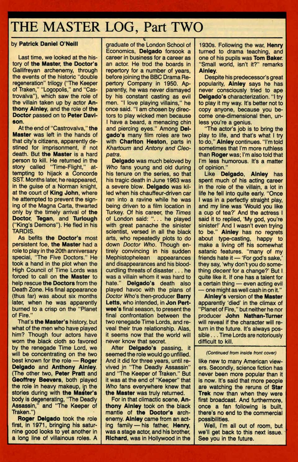 Doctor Who (1984) Issue #15 - Page 21