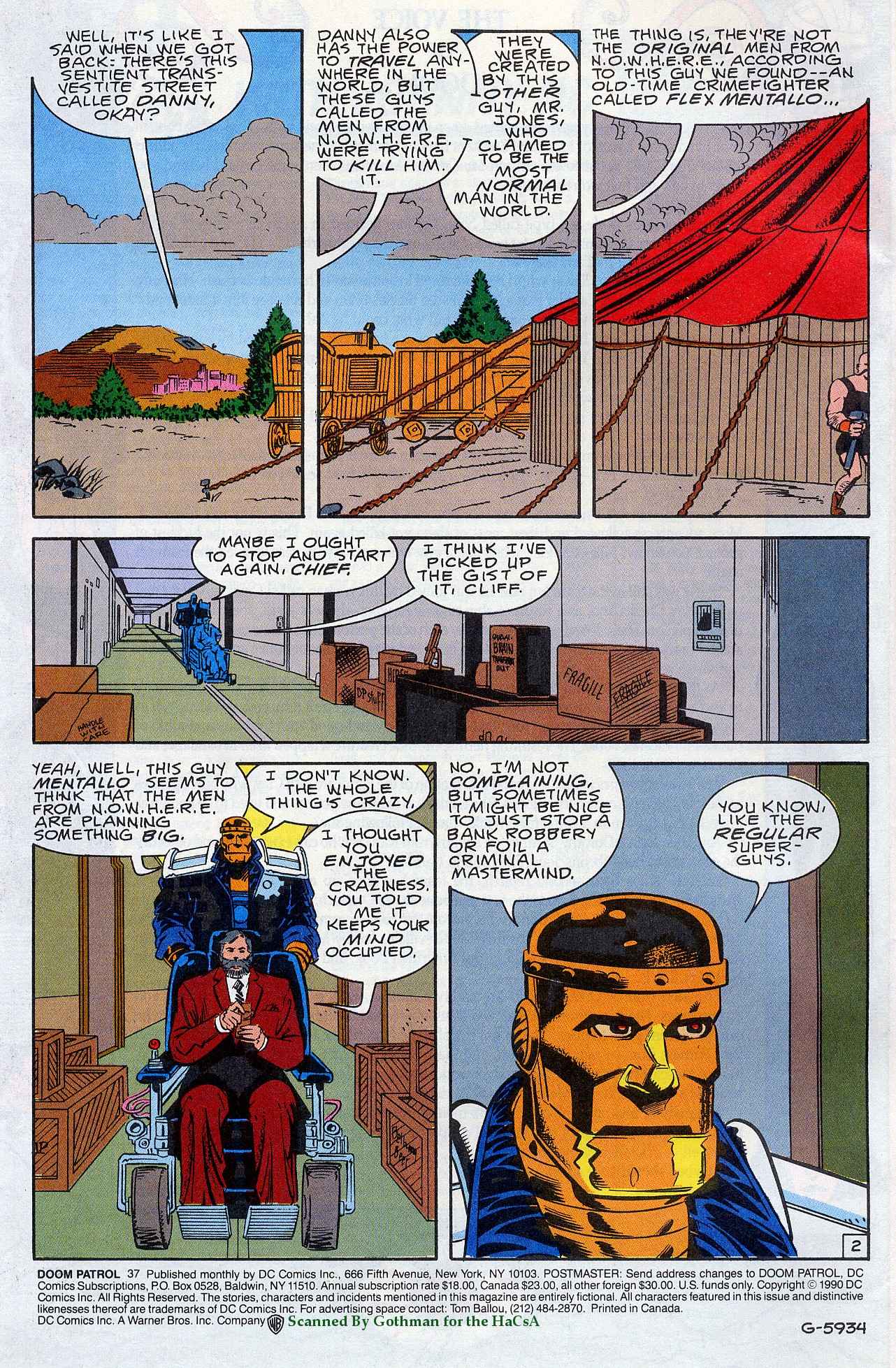 Doom Patrol (1987) Issue #37 - Page 4