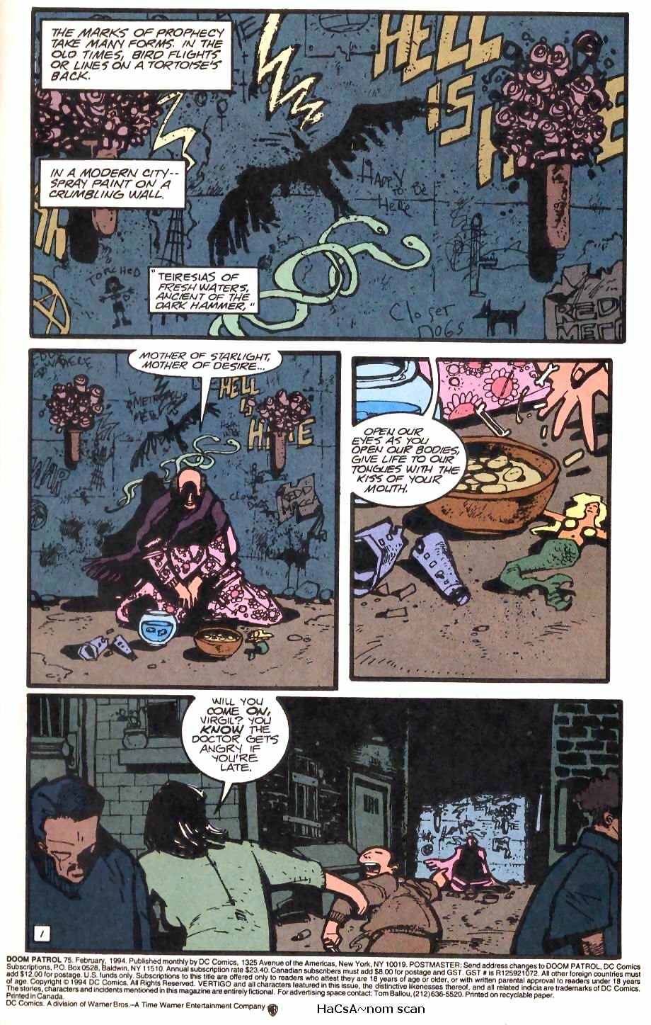 Doom Patrol (1987) Issue #75 - Page 2